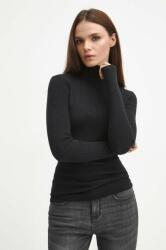 MEDICINE pulover femei, culoarea negru, light, cu guler ZBYX-SWD072_99X