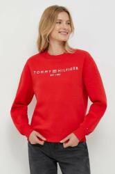 Tommy Hilfiger bluză femei, culoarea roșu, cu imprimeu WW0WW39791 9BYX-BLD0PR_33X