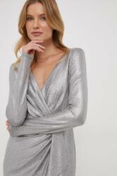 Ralph Lauren rochie culoarea argintiu, mini, drept 9BYX-SUD19I_SLV