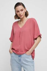 MEDICINE bluza femei, culoarea roz, neted ZPYX-BKD0B0_39X