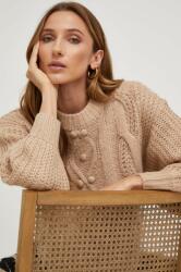 ANSWEAR pulover femei, culoarea bej BMYX-SWD013_80X