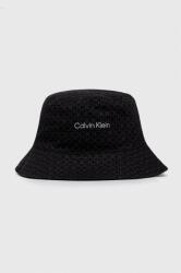 Calvin Klein palarie reversibila din bumbac culoarea negru, bumbac 9BYX-CAD0DA_99X