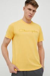 Champion tricou din bumbac culoarea portocaliu, neted PPYX-TSM1NM_11X