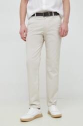 Calvin Klein pantaloni barbati, culoarea bej, drept PPYX-SPM04H_01X