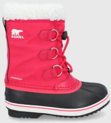 Sorel cizme de iarna copii culoarea rosu 9BY8-OBG0SH_33X
