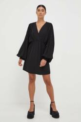 Silvian Heach rochie culoarea negru, mini, evazati MBYX-SUD019_99X
