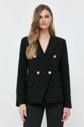 MICHAEL Michael Kors sacou culoarea negru, cu doua randuri de nasturi, neted 9BYX-KUD0IC_99X