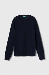 Benetton pulover pentru copii din amestec de lana culoarea albastru marin, light 9BYX-SWB024_59X