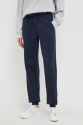 Emporio Armani Underwear pantaloni de lounge culoarea albastru marin, neted 9BYX-SPD0I1_59X