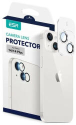 Apple iPhone 14 / 14 Plus, Kamera lencsevédő fólia, ütésálló fólia, Tempered Glass (edzett üveg), ESR Lens Protector, fekete