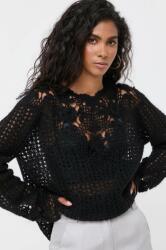 TWINSET pulover de lana femei, culoarea negru, light 9BYX-SWD16J_99X