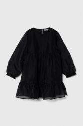 Tommy Hilfiger rochie fete culoarea negru, mini, evazati 9BYX-SUG0B0_99X