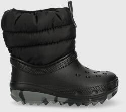 Crocs cizme de iarna copii culoarea negru 9BYY-OBB0N7_99X