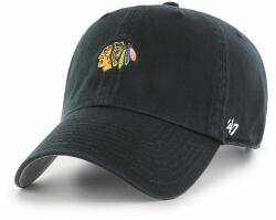 47 brand 47brand șapcă Chicago Blackhawks culoarea negru, cu imprimeu 99KK-CAU09T_99X