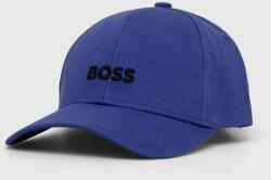 Boss șapcă de baseball din bumbac culoarea violet, cu imprimeu 50495121 9BYX-CAM01S_49X