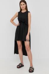 REDValentino rochie culoarea negru, midi, evazati PPYY-SUD1SF_99X