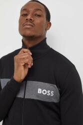 HUGO BOSS bluză lounge culoarea negru, cu imprimeu 9BYX-BLM0UU_99X