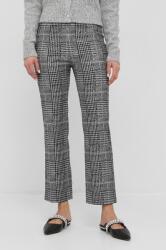 Custommade Pantaloni Phia By NBS femei, culoarea negru, model drept, high waist PPYY-SPD0M7_99X