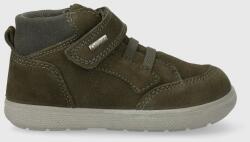 Primigi pantofi din piele intoarsa pentru copii culoarea verde 9BYX-OBB01I_91X