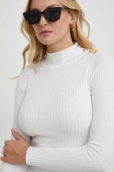 ANSWEAR pulover culoarea alb, light, cu turtleneck BMYX-BDD045_00X