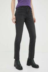 Wrangler jeansi Slim femei, culoarea negru PPYX-SJD0NI_99X