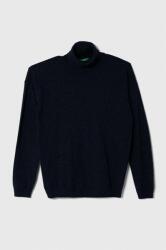 Benetton pulover pentru copii din amestec de lana culoarea albastru marin, light 9BYX-SWB02F_59X