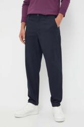 Giorgio Armani pantaloni barbati, culoarea albastru marin, drept 9BYX-SPM0B9_59X