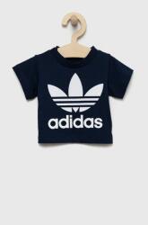 Adidas tricou de bumbac pentru copii culoarea albastru marin, cu imprimeu 9BYY-TSK00L_59X