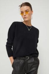 Superdry pulover din amestec de lana femei, culoarea negru 9BYX-SWD153_99X