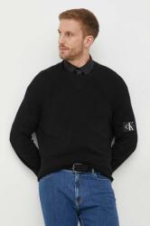 Calvin Klein pulover de lana barbati, culoarea negru, light 9BYX-SWM0JS_99X
