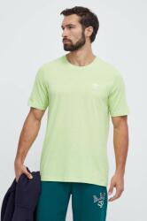 adidas Originals tricou din bumbac barbati, culoarea verde, cu imprimeu 9BYX-TSM0DG_77X