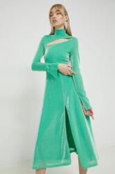 Rotate rochie culoarea verde, maxi, evazati PPYX-SUD13R_77X