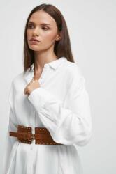 MEDICINE camasa femei, culoarea alb, cu guler clasic, relaxed ZBYX-KDD501_00X