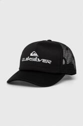 Quiksilver sapca culoarea negru, modelator 9BYX-CAM036_99X