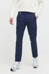 Tommy Hilfiger pantaloni barbati, culoarea albastru marin, cu fason cargo 9BYX-SPM0H5_59X