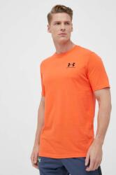 Under Armour tricou barbati, culoarea portocaliu, cu imprimeu, 1326799 9B8W-TSM0LJ_24X
