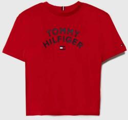 Tommy Hilfiger tricou de bumbac pentru copii culoarea rosu, cu imprimeu 9BYX-BUB03Y_29X