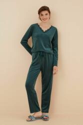 Women'Secret pijama SOFT TOUCH FRANCHISEE femei, culoarea verde, dantela, 3596066 9BYX-BID185_77X