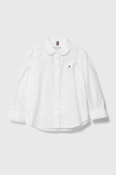 Tommy Hilfiger camasa de bumbac pentru copii culoarea alb 9BYX-KDG004_00X