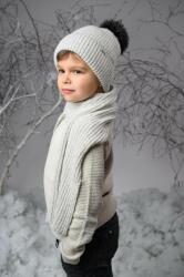 Jamiks șapcă de lână pentru copii culoarea gri, de lana 9BYX-CAK04Z_09X