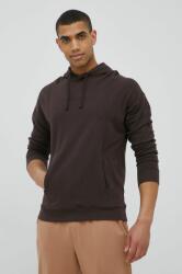 Calvin Klein bluza barbati, culoarea maro, neted PPYY-BLM1H2_89X
