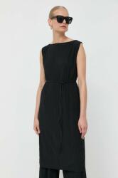 Max Mara bluza femei, culoarea negru, neted 9BYX-BDD030_99X (2339460234600)