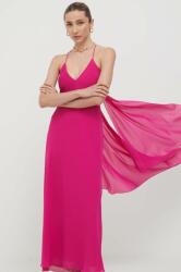 Patrizia Pepe rochie culoarea roz, maxi, drept 9BYX-SUD0HD_43X