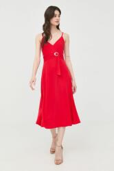 Morgan rochie culoarea rosu, mini, evazati PPYY-SUD2JA_33X