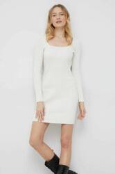 Calvin Klein rochie culoarea bej, mini, mulata PPYX-SUD0A4_01X