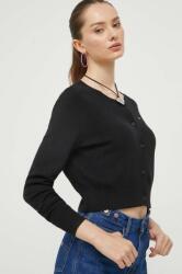 Tommy Jeans cardigan femei, culoarea negru, light 9BYX-SWD134_99X