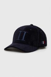 Les Deux șapcă de baseball din bumbac culoarea albastru marin, cu imprimeu 9BYX-CAM04O_59X