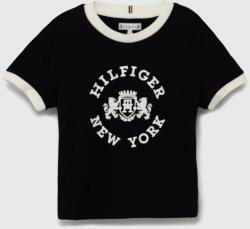 Tommy Hilfiger tricou de bumbac pentru copii culoarea albastru marin 9BYX-TSG043_59X
