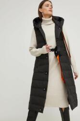 Answear Lab vesta de puf femei, culoarea negru, de tranzitie BMYX-KUD05Z_99X