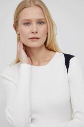 DKNY pulover femei, culoarea alb, light PPYY-SWD0L6_00A